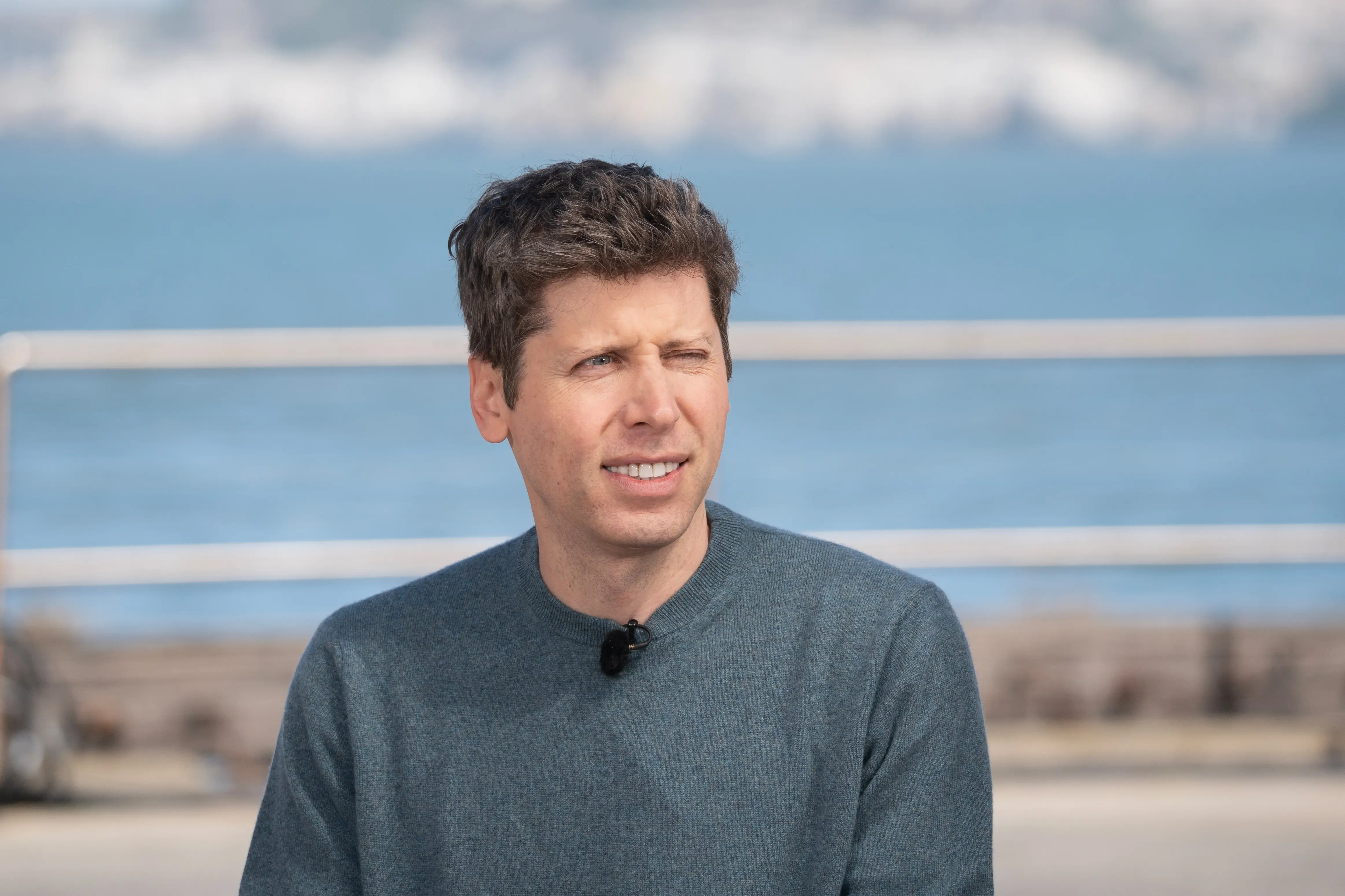 Sam Altman, chief executive officer and co-founder of OpenAI Inc., speaks during a Bloomberg Television interview at OpenAI DevDay in San Francisco, California, US, on Tuesday, Sept. 29, 2026. Altman says the company wants to keep driving down the price of artificial intelligence. Photographer: Minh Connors/Bloomberg via Getty Images