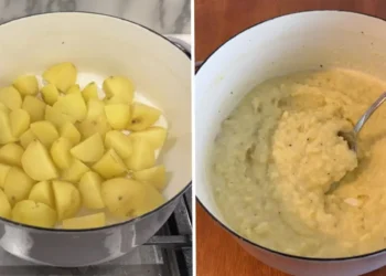 I made Ina Garten’s flavorful mashed potatoes. From now on, I’ll bring this easy side dish to every dinner party.