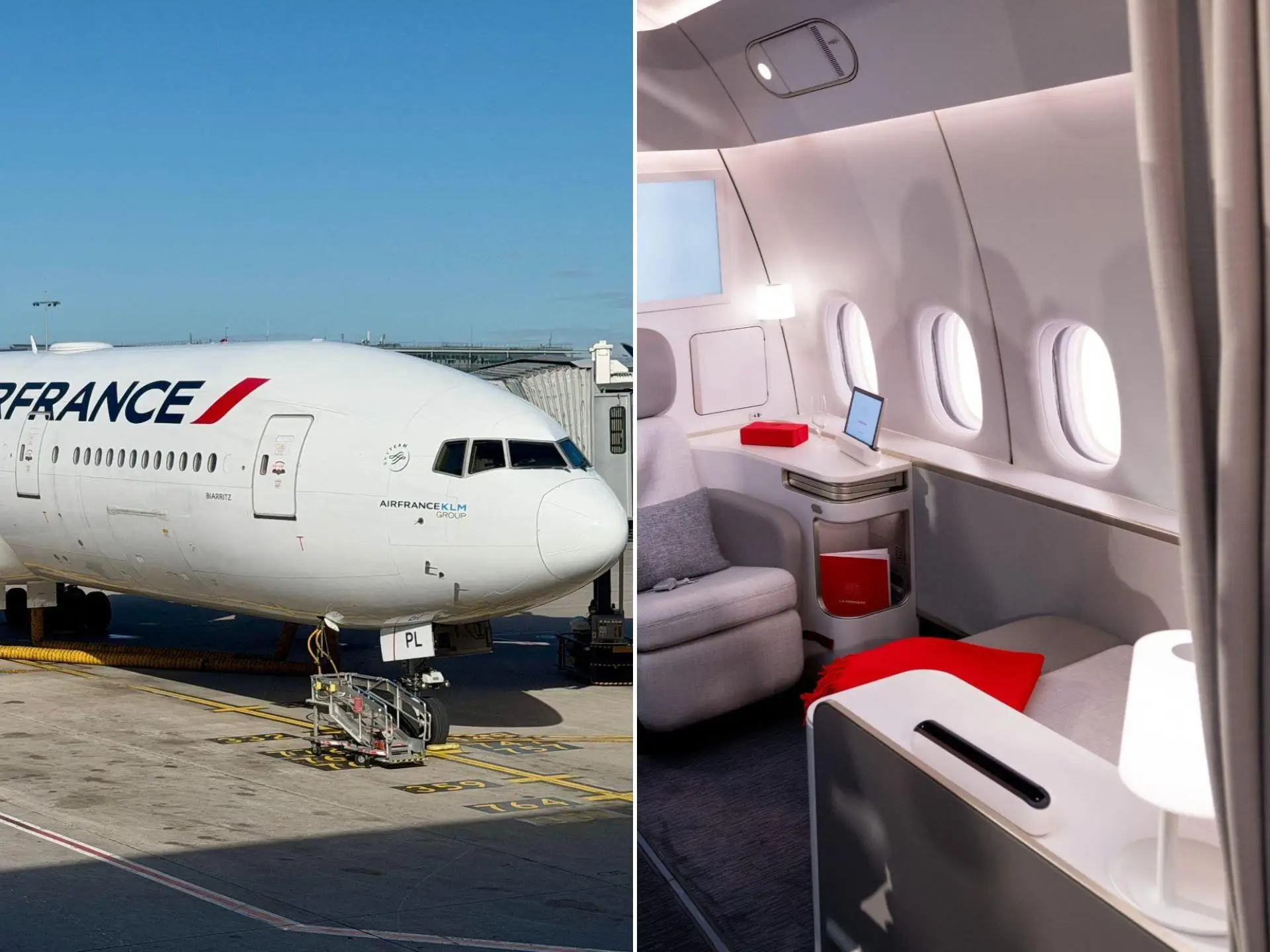 Stitch of Air France 777 and La Premeire.