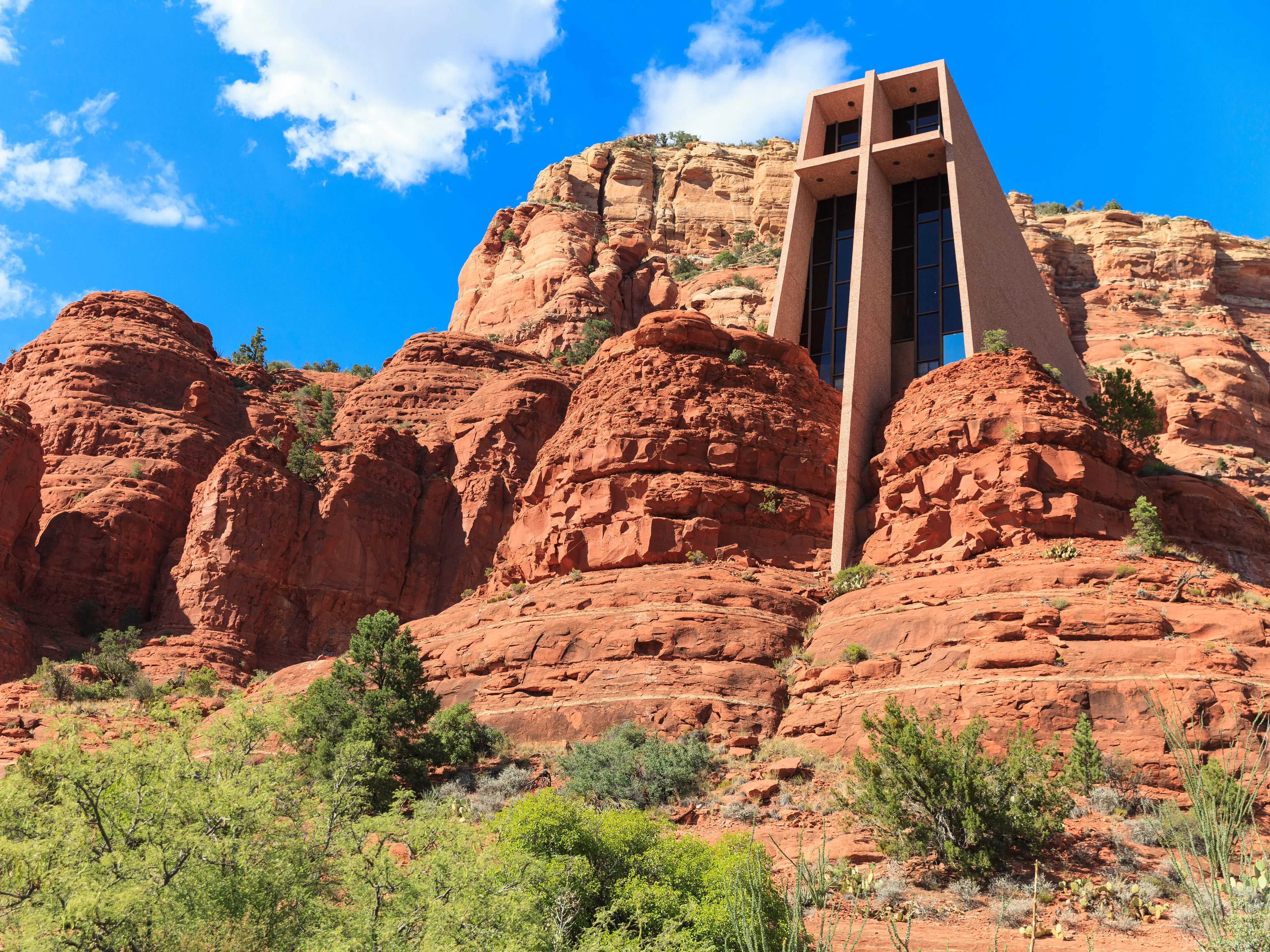 The Chapel of the Holy Cross in Sedona, Arizona