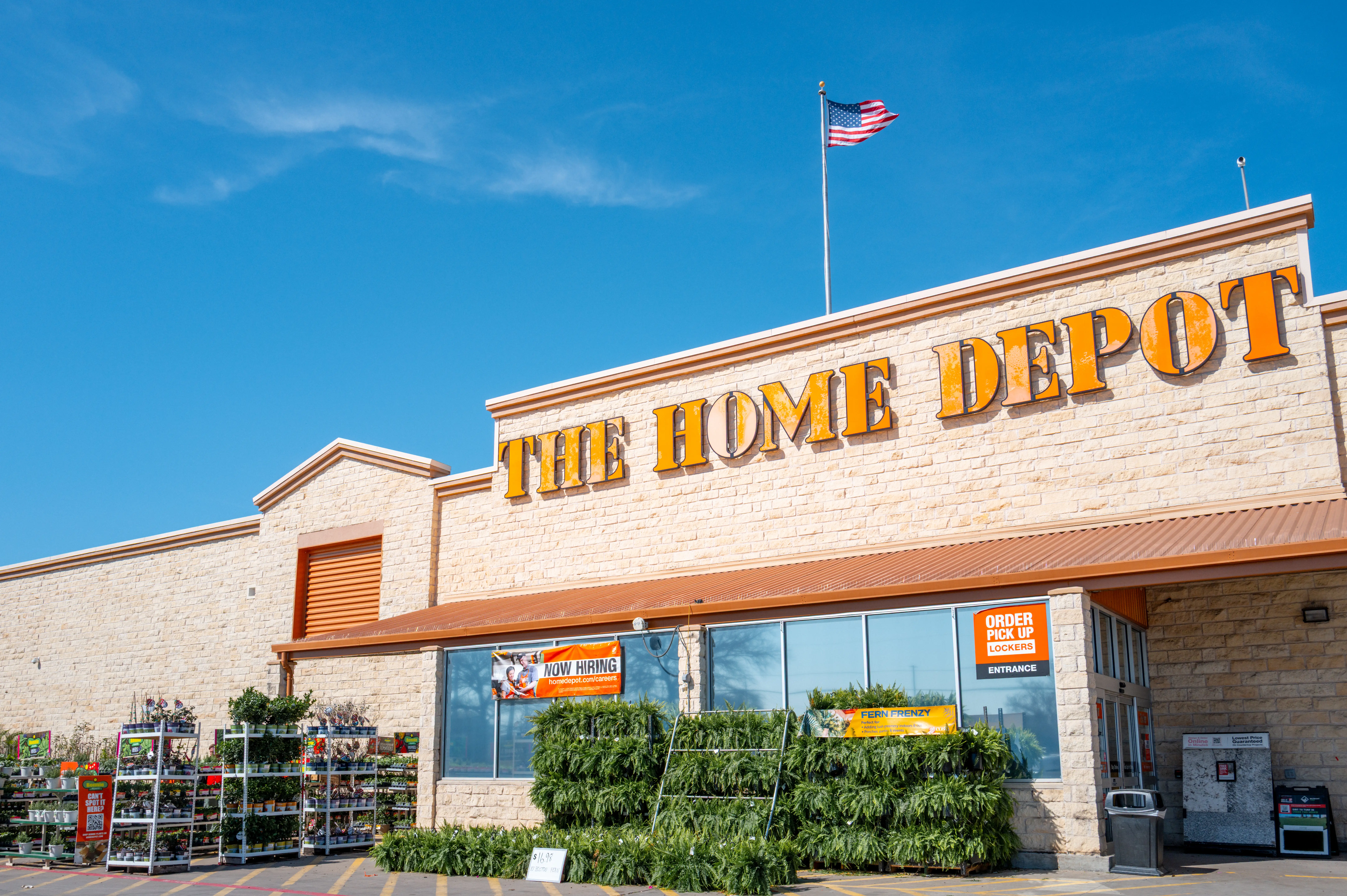 A Home Depot appliance store is seen on February 24, 2026, in Austin.