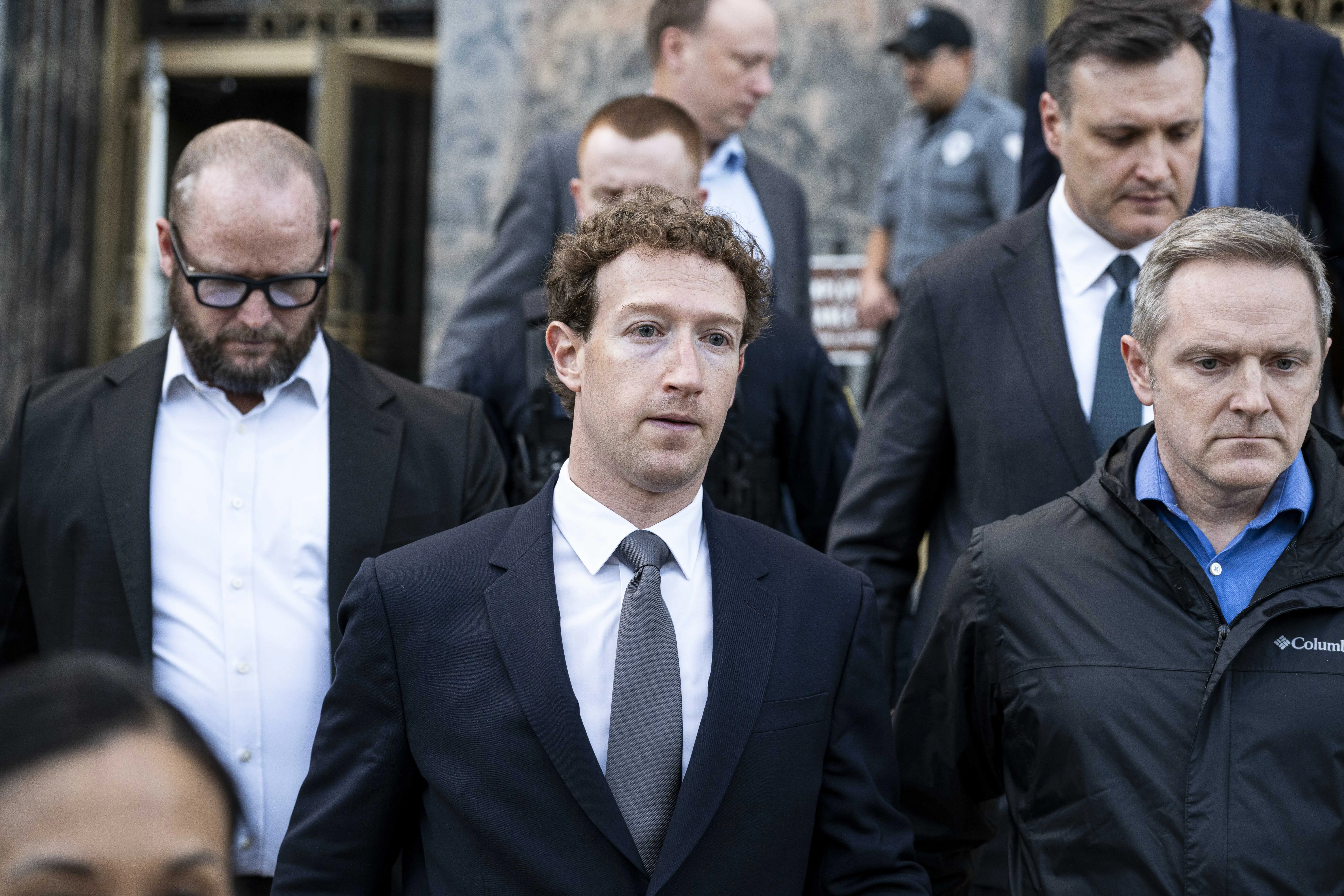 Mark Zuckerberg at LA courthouse
