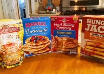 I tried 4 store-bought buttermilk pancake mixes. My favorite was also the cheapest.