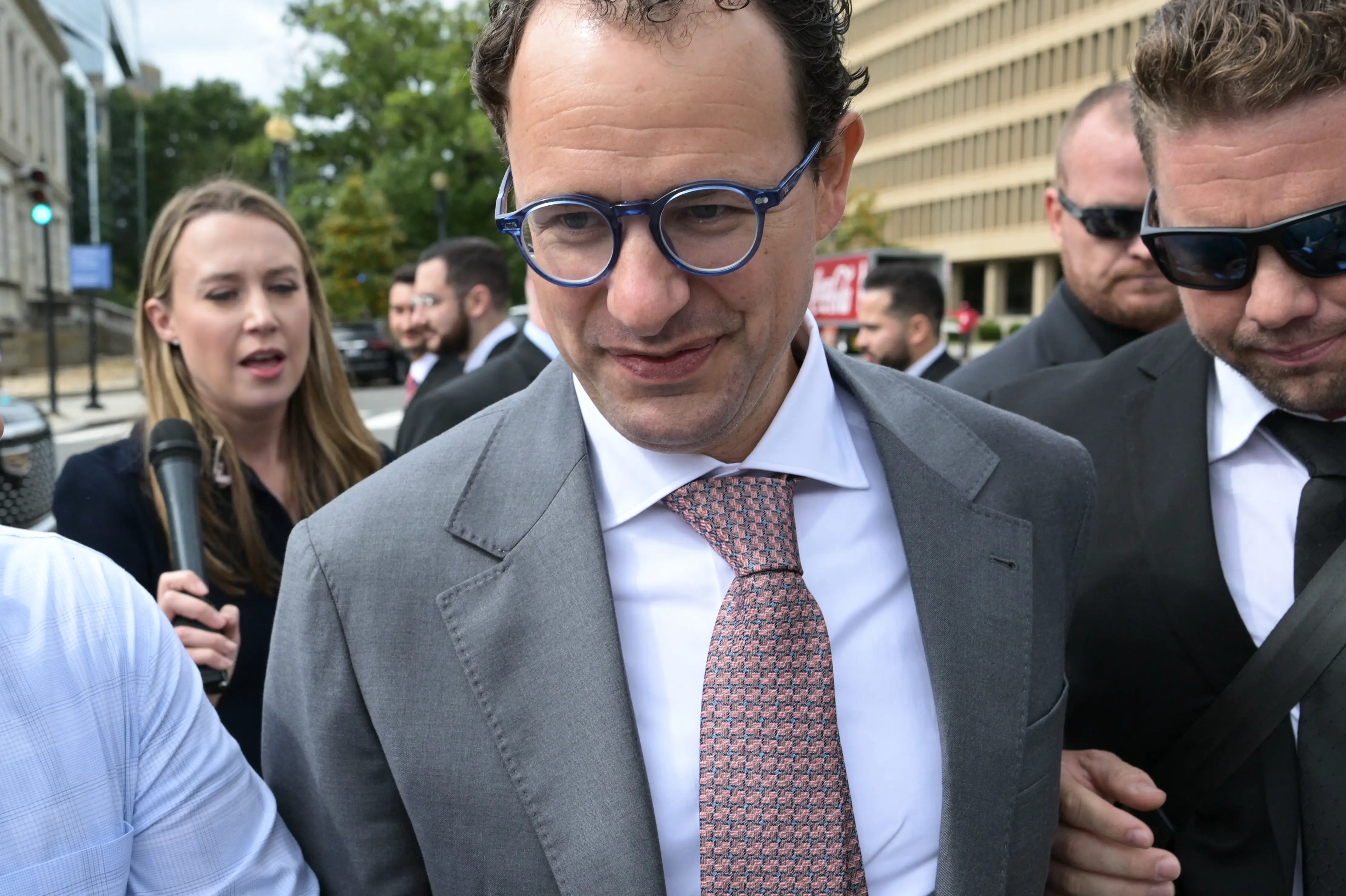 Anthropic CEO Dario Amodei arrives near the White House ahead of a planned meeting with US President Donald Trump, in Washington, DC, on September  29, 2026.