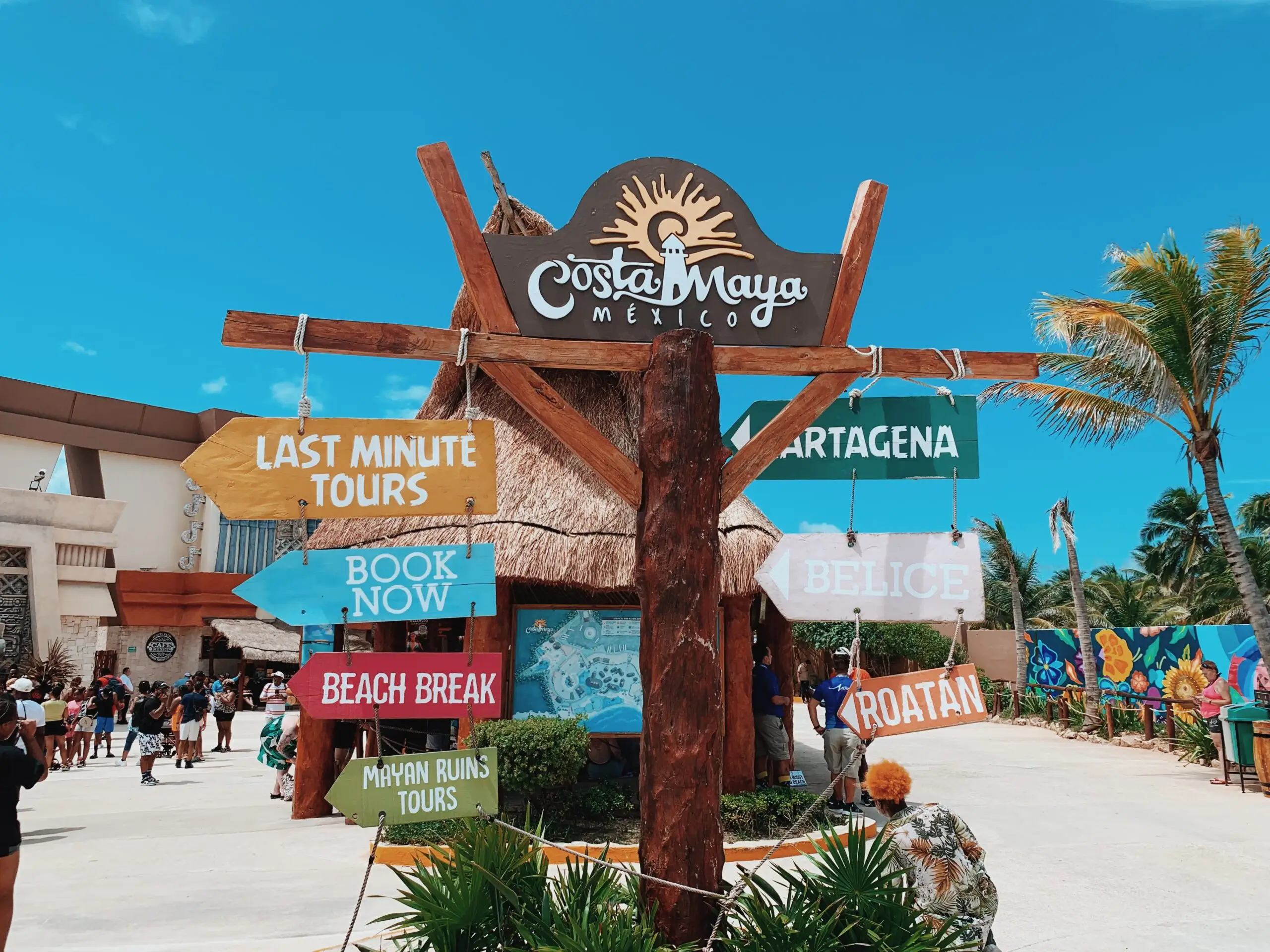 Costa Maya MExico sign