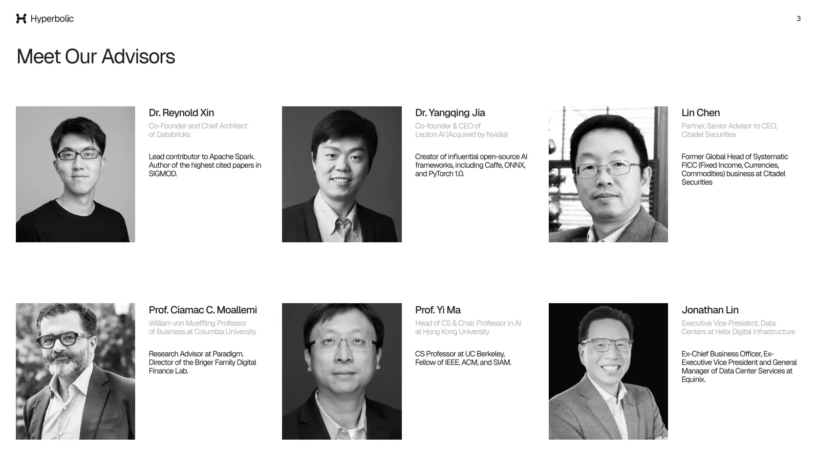 Meet Our Advisors