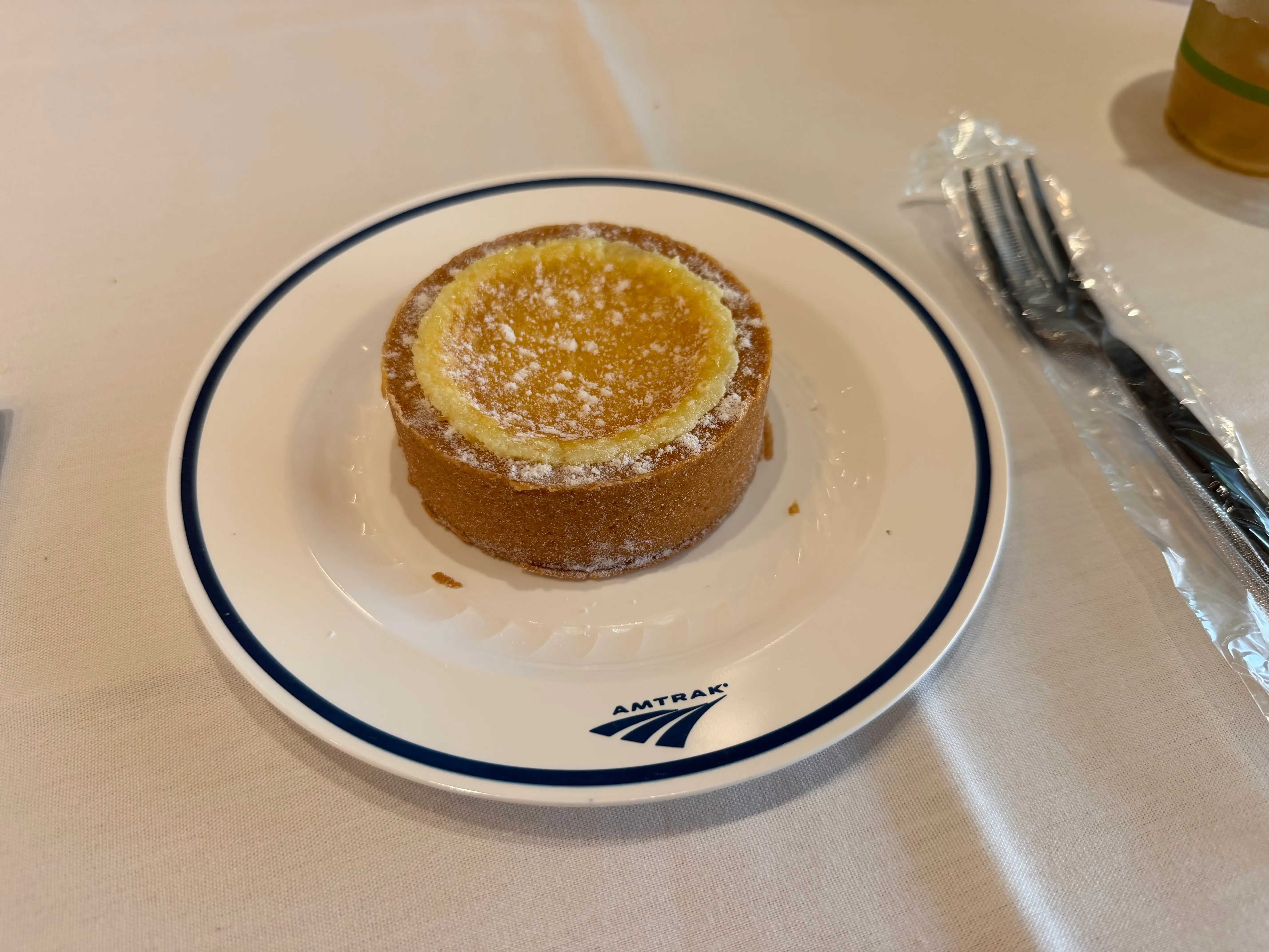 Amtrak butter cake dessert