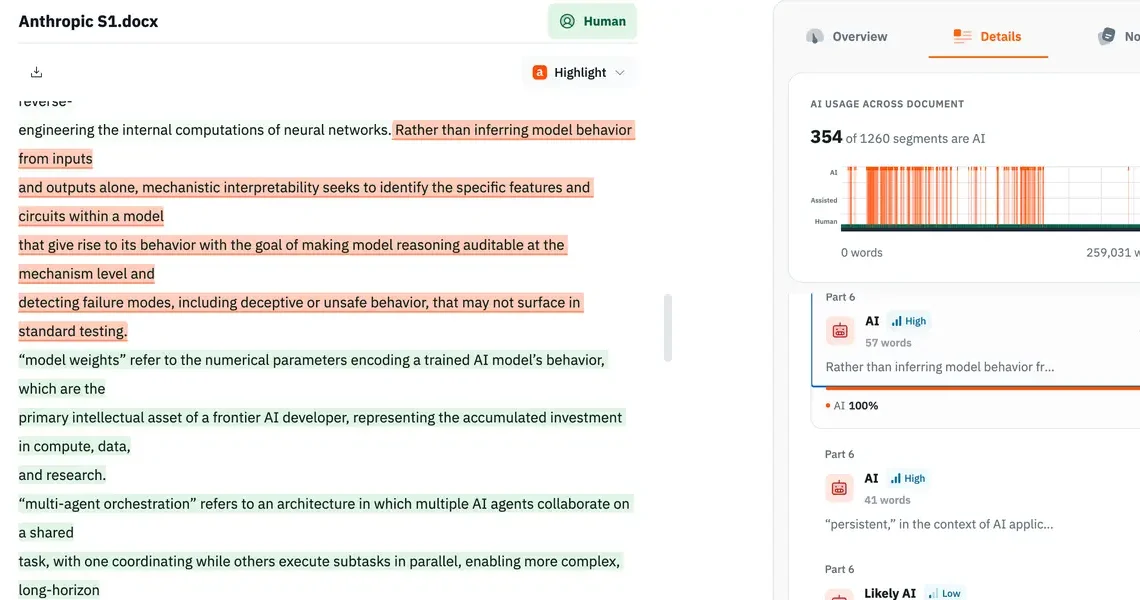 I ran Anthropic’s 335-page IPO filing through an AI-writing detector. Well, well, well…