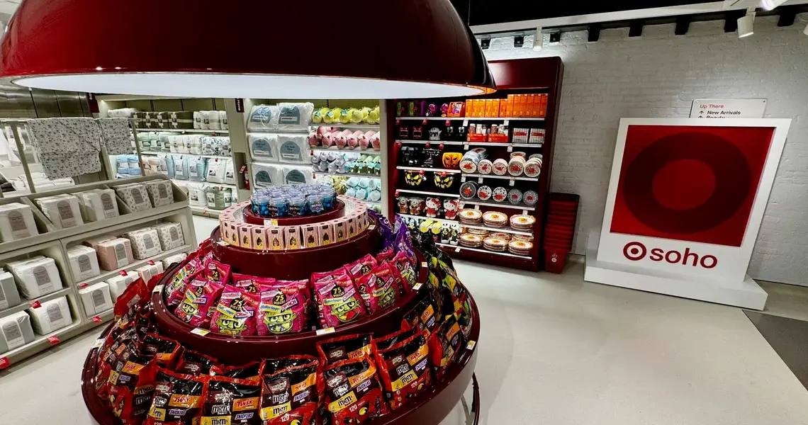 Target has added another red to its palette