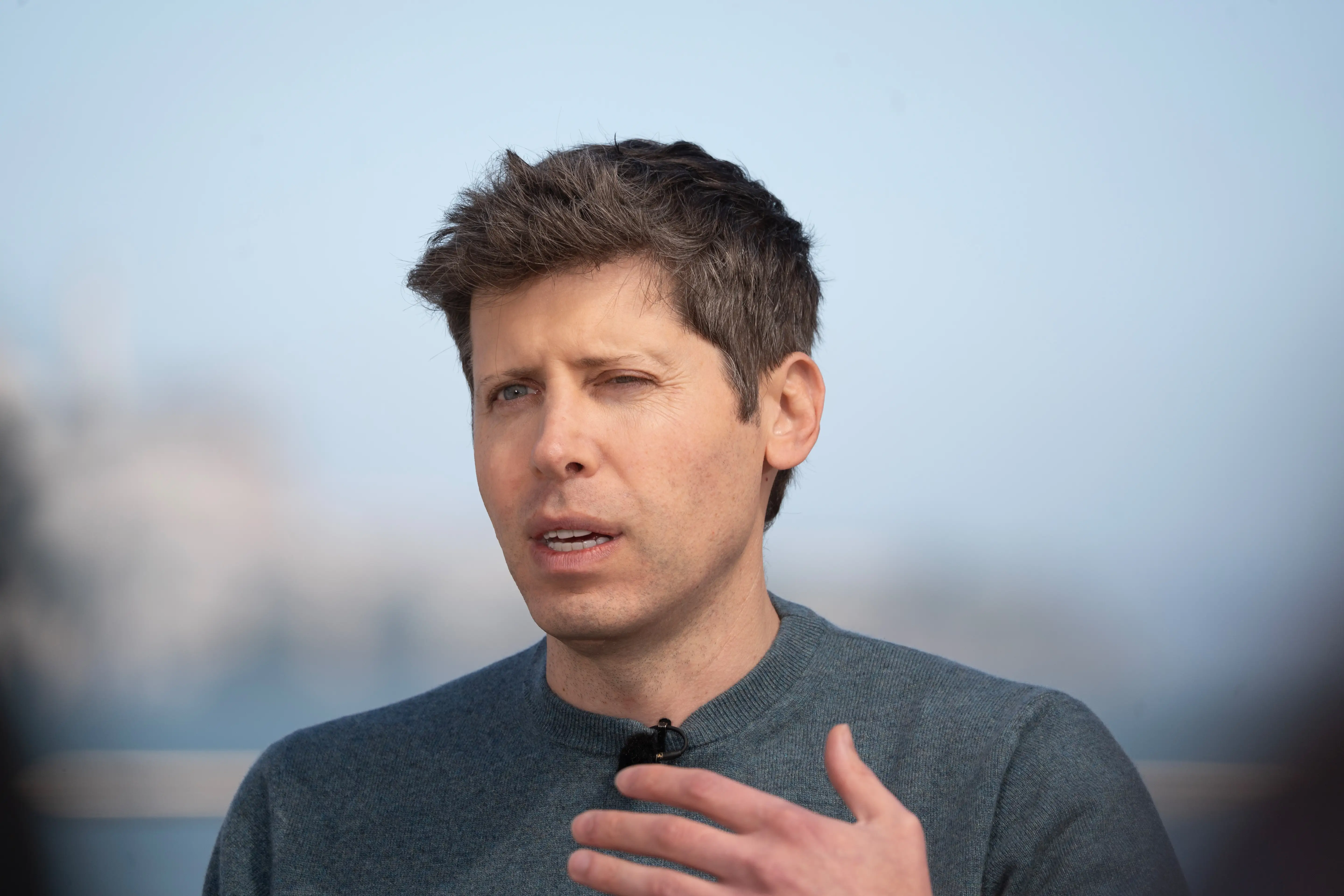 Sam Altman, CEO and cofounder of OpenAI Inc., speaks during a Bloomberg Television interview at OpenAI DevDay in San Francisco on Tuesday, September 29, 2026.