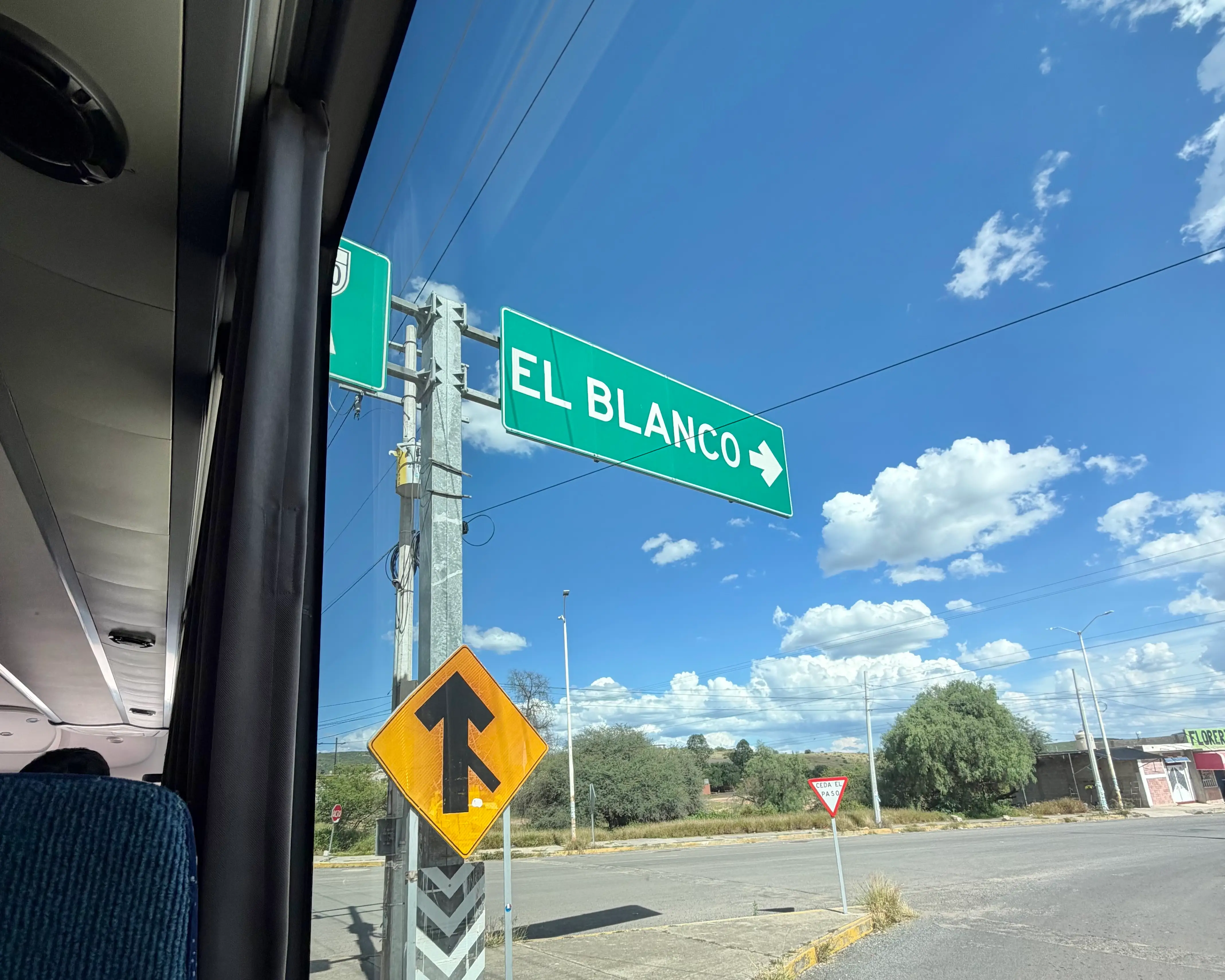 Street sign in MExico