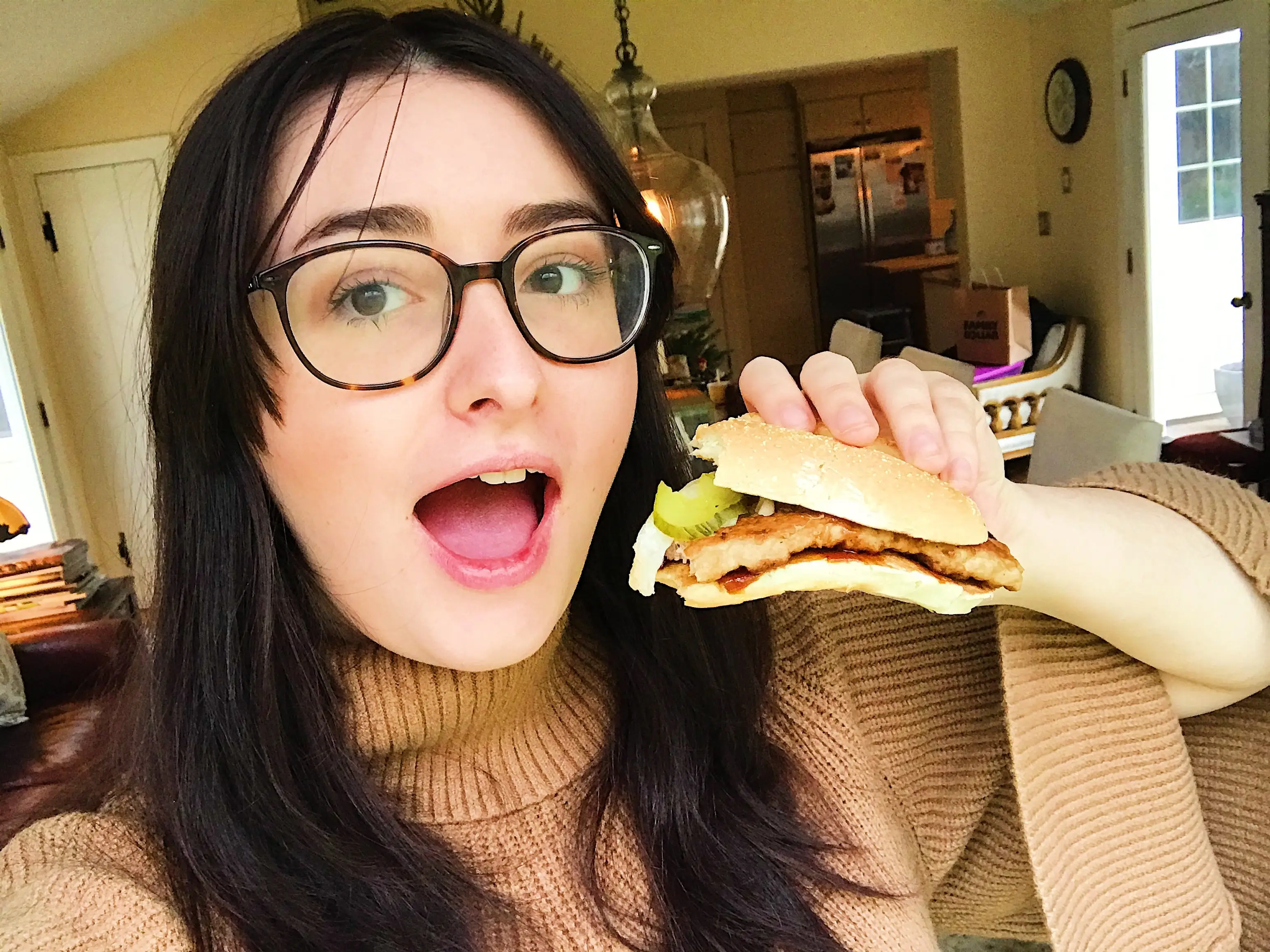 mcrib held by author