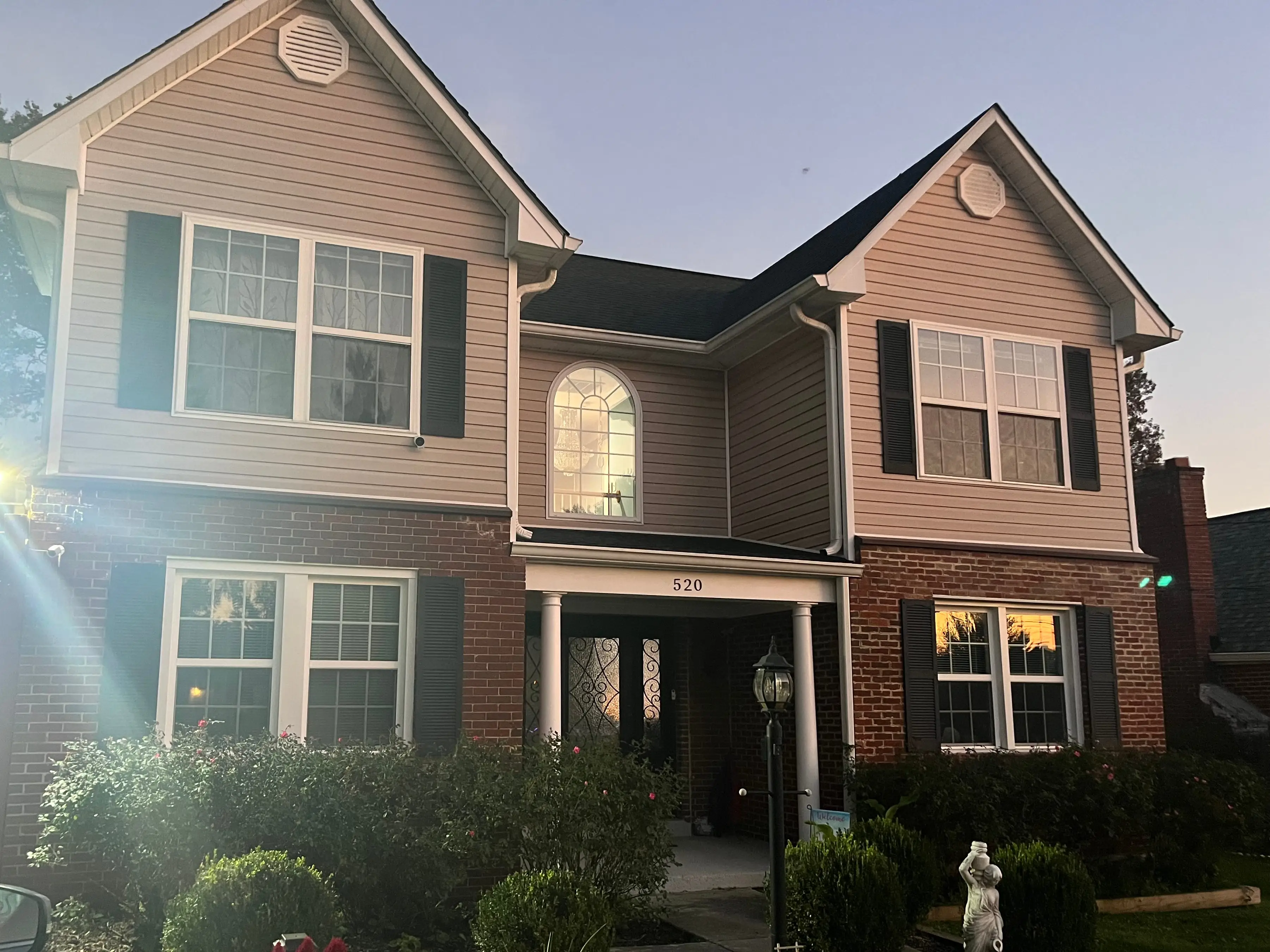 The front of the writer's house.