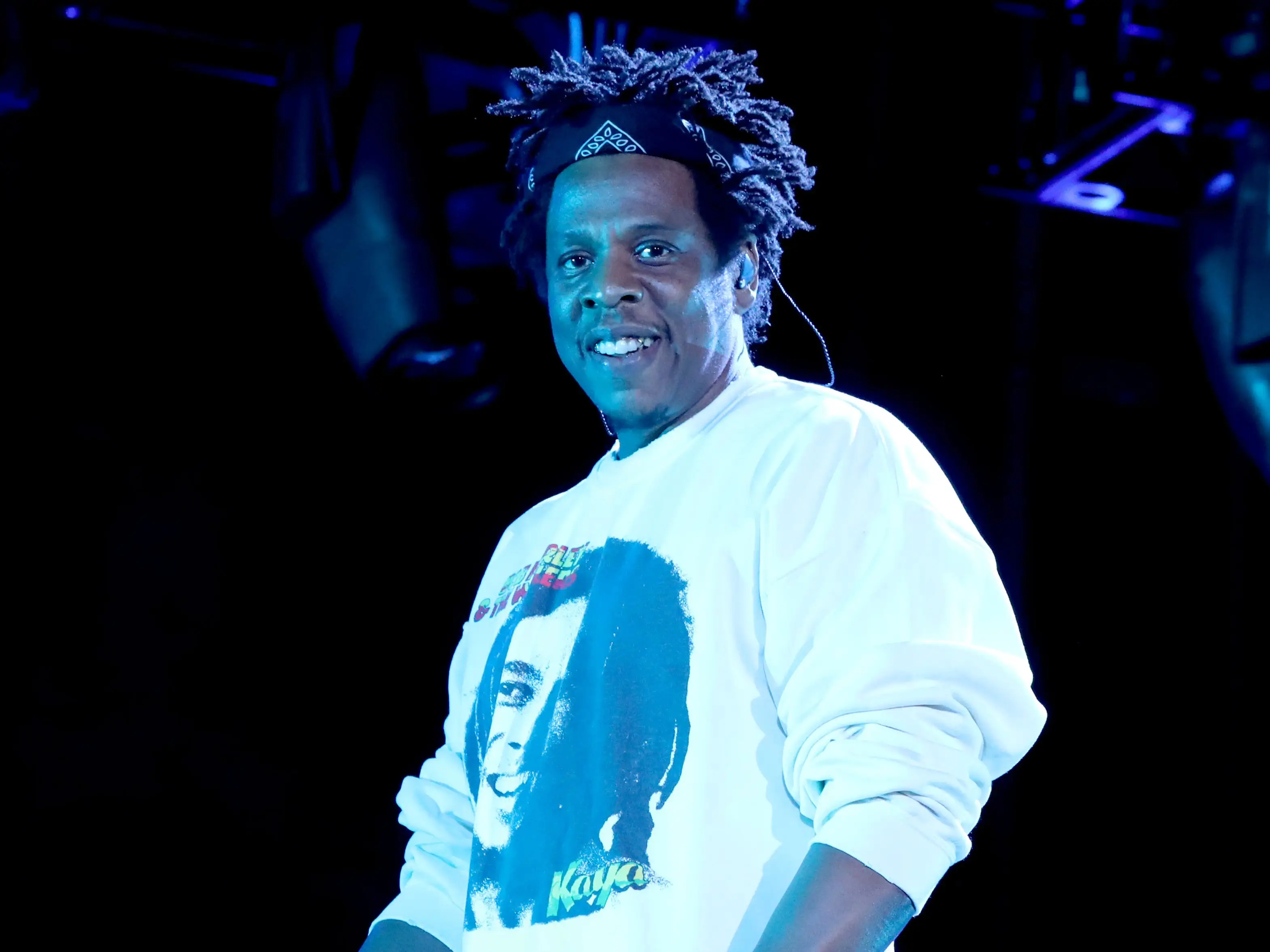 Jay-Z performs onstage at SOMETHING IN THE WATER - Day 2 on April 27, 2019 in Virginia Beach City.