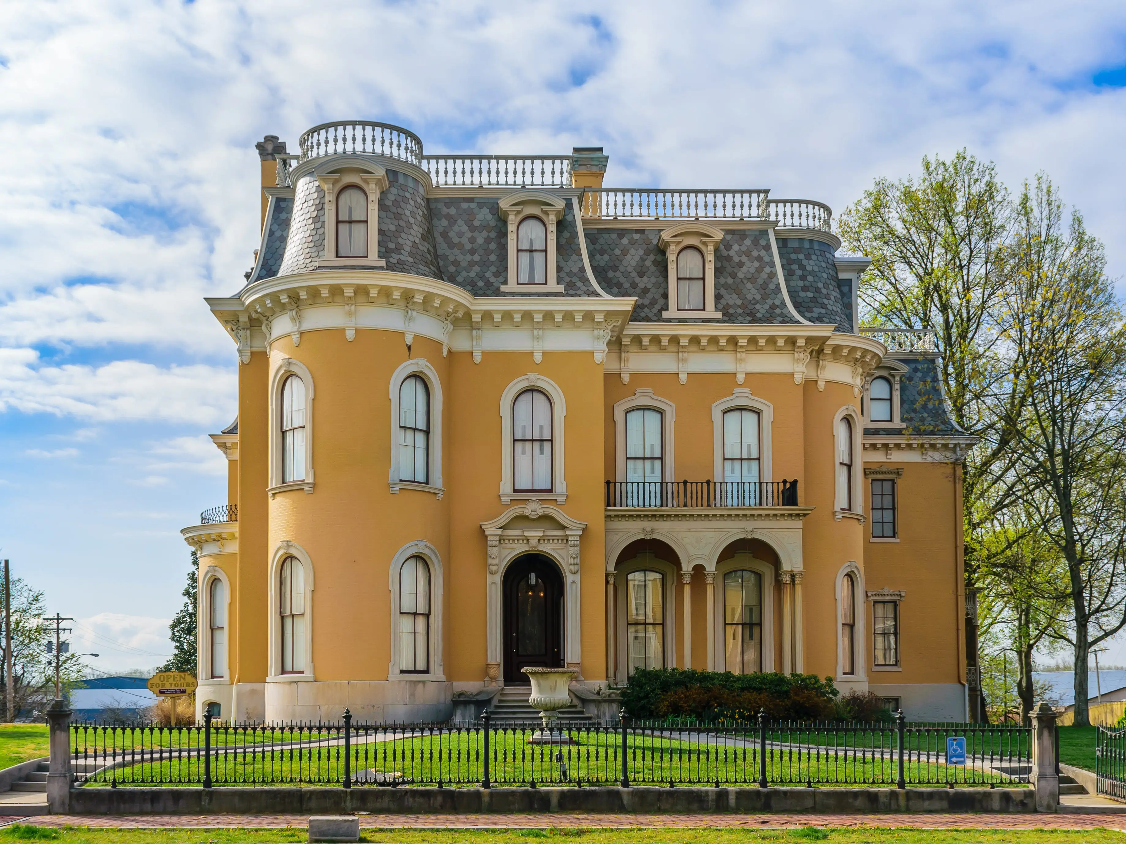 Historic Culbertson Mansion. Located in the Historic Mansion Row District on Main Street.