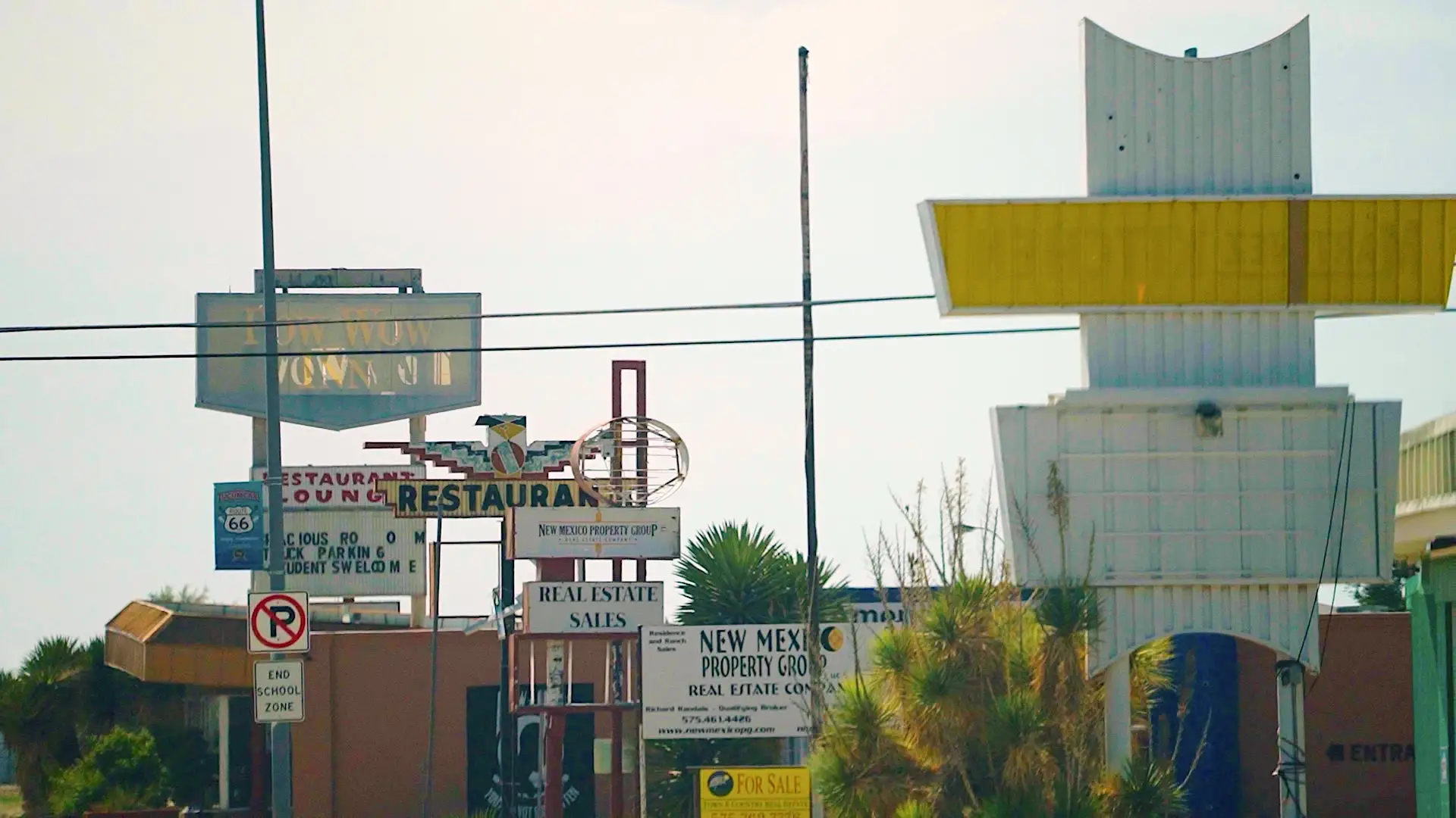 Main strip of Tucumcari, NM
