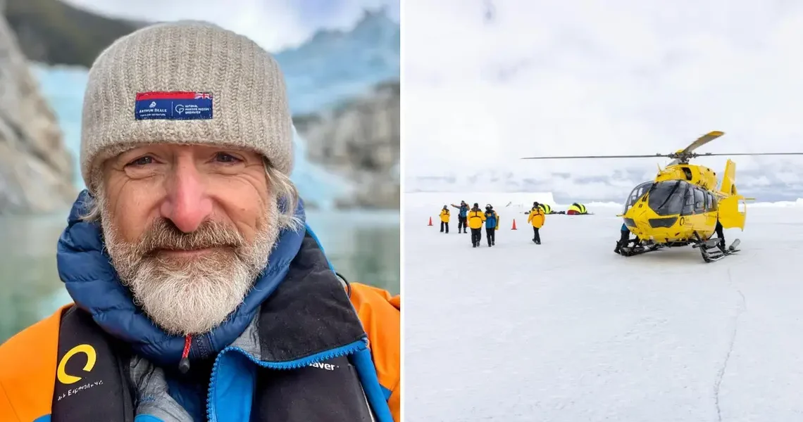 I’m a helicopter pilot in Antarctica. I land on helipads made of ice and navigate high peaks and unpredictable weather.