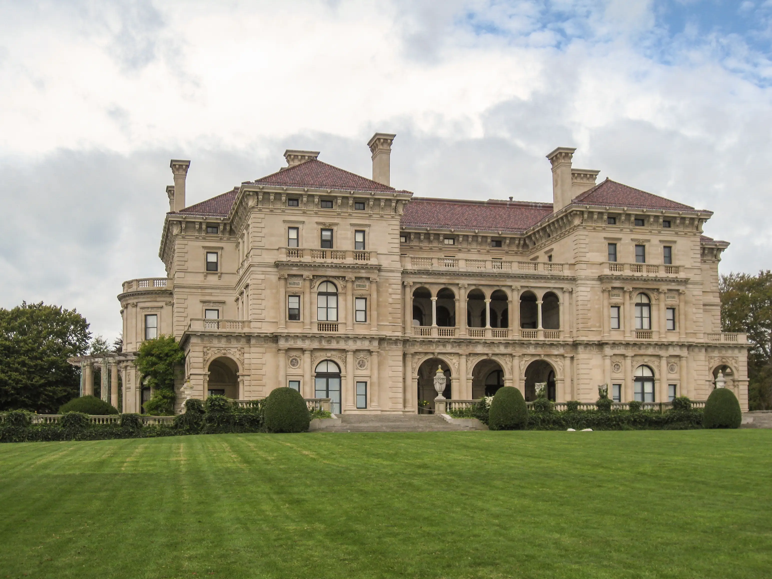 The Breakers mansion in Newport, Rhode Island, USA
