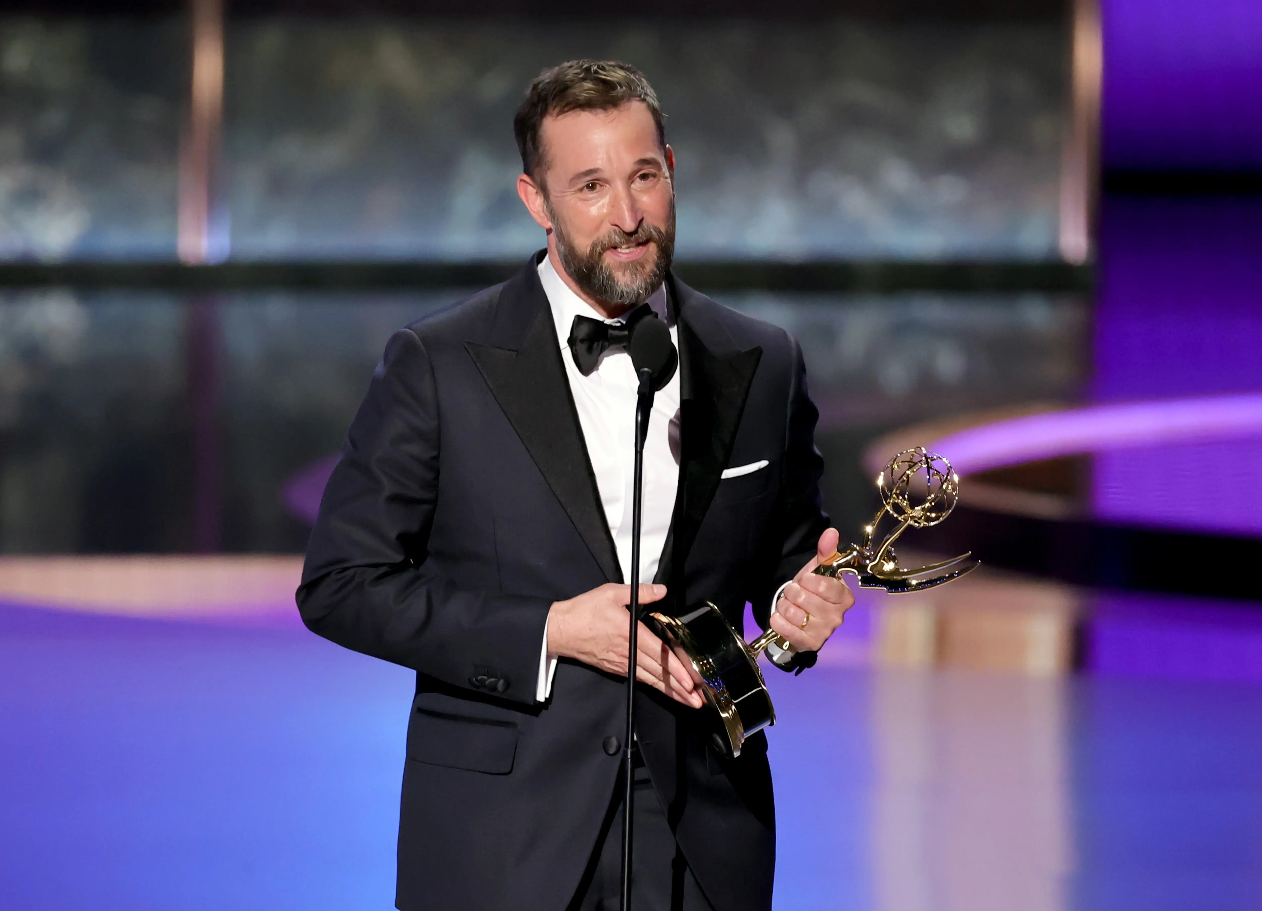 Noah Wyle accepts the Outstanding Lead Actor in a Drama Series award for 