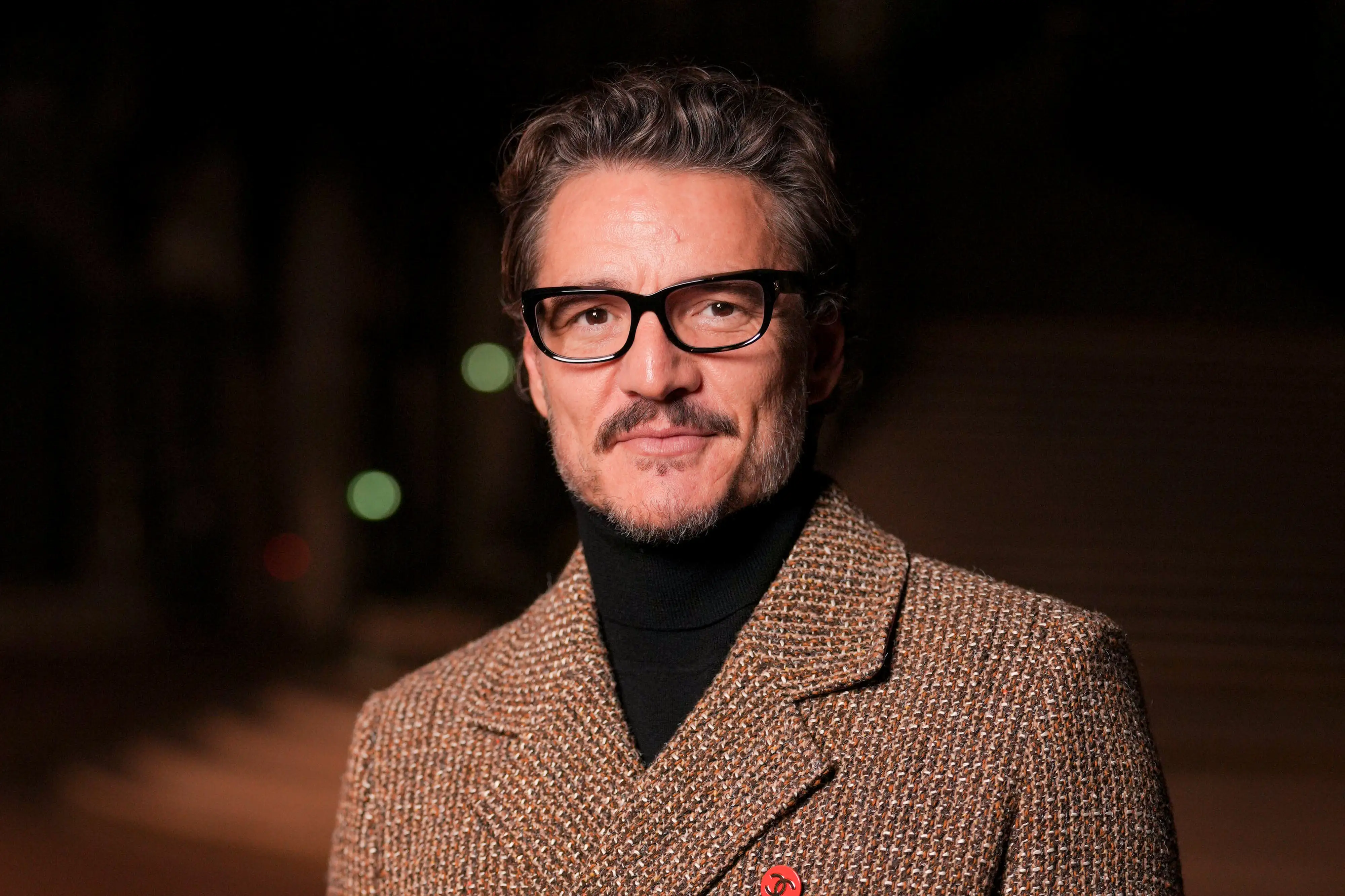 Pedro Pascal at the Chanel fashion show as a part of Paris RTW Spring/Summer 2027 fashion week on October 05, 2026 in Paris, France.