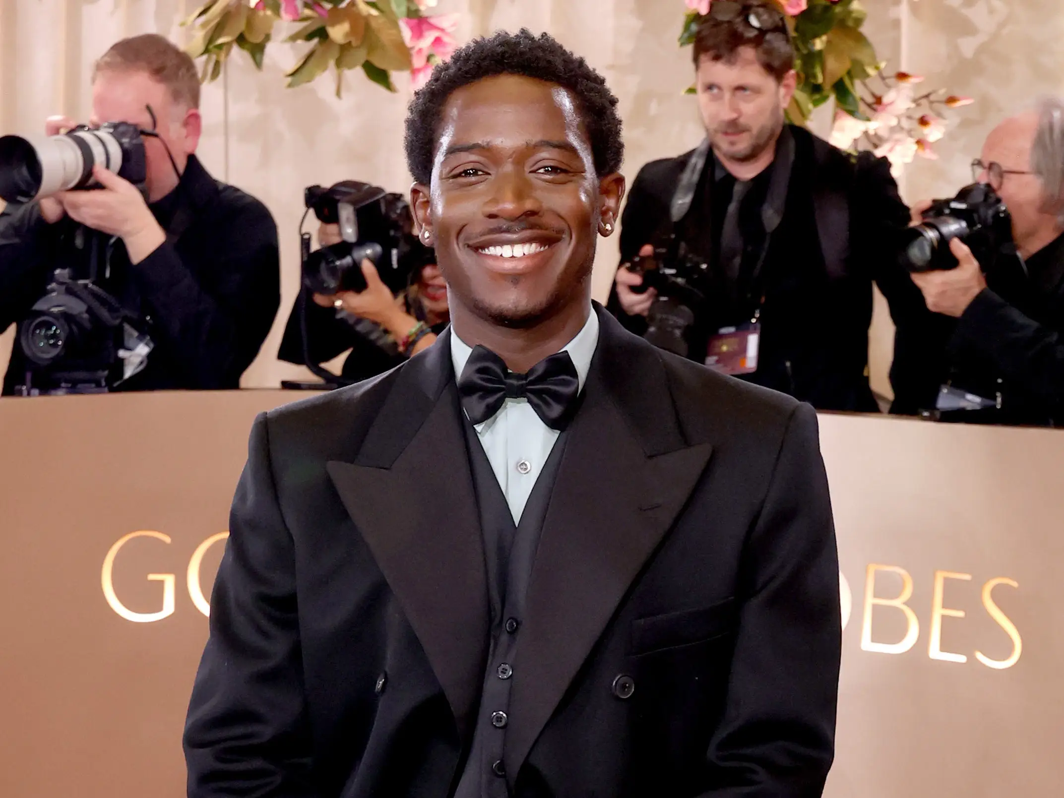 Damson Idris attends the 83rd Annual Golden Globe Awards at The Beverly Hilton on January 11, 2026 in Beverly Hills, California.