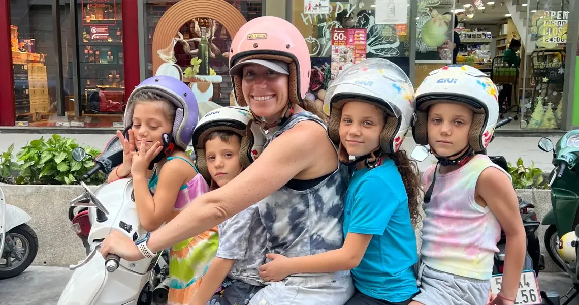 I’m raising two sets of twins in Vietnam. The chaos suits our family.