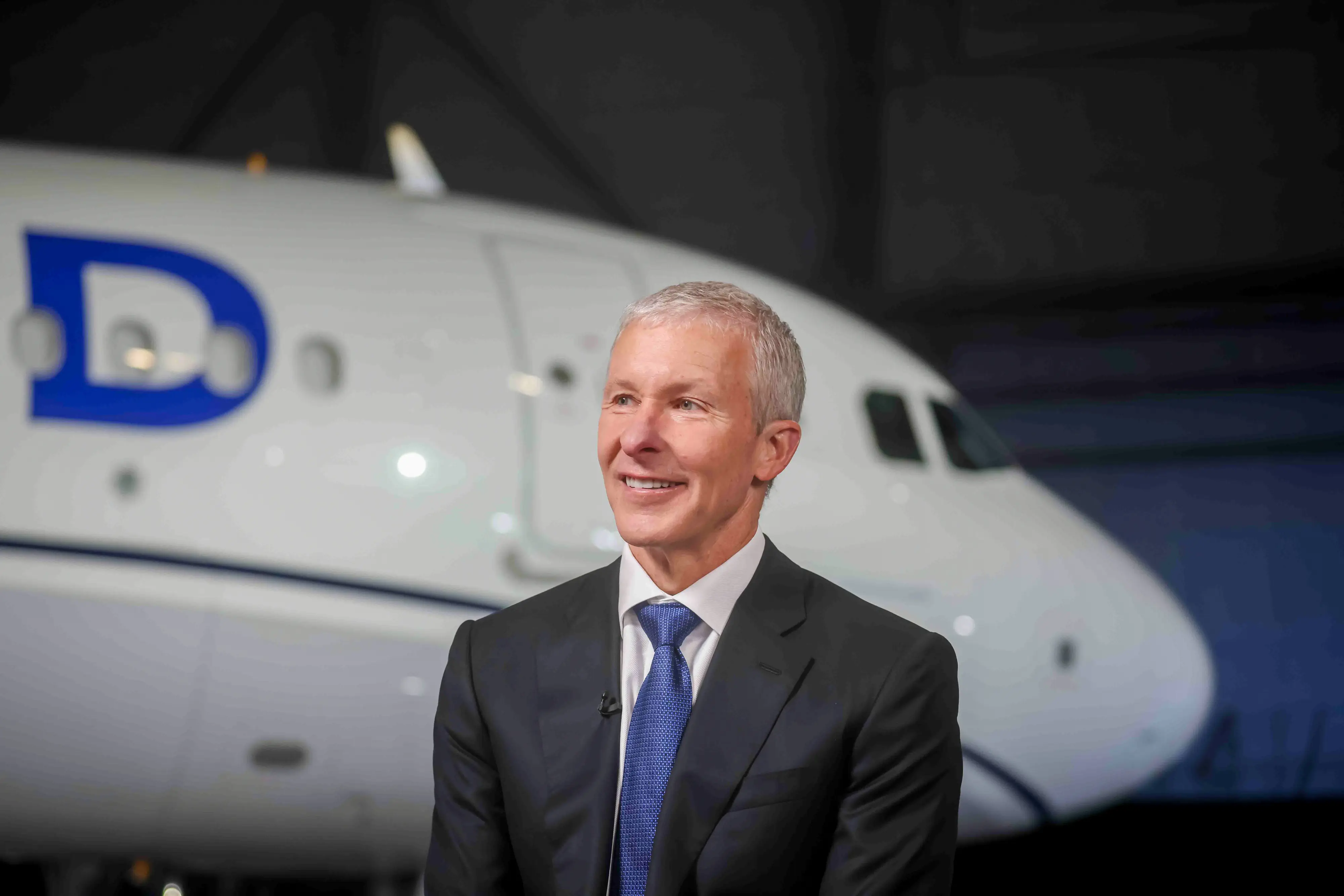 Scott Kirby, chief executive officer at United Airlines Holdings Inc., during a Bloomberg Television interview at Newark Liberty International Airport (EWR) in Newark, New Jersey, US, on Tuesday, Aug. 25, 2026. United Airlines Holdings Inc. will add 10 destinations in Europe and Asia to its network next year, deploying Airbus SEs new long-range narrow-body planes to help cash in on demand from Americans looking overseas for leisure. Photographer: Michael Nagle/Bloomberg via Getty Images