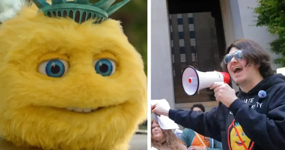 People really, really hate the ‘Liberty Biberty’ mascot. Maybe that’s good for Liberty Mutual?