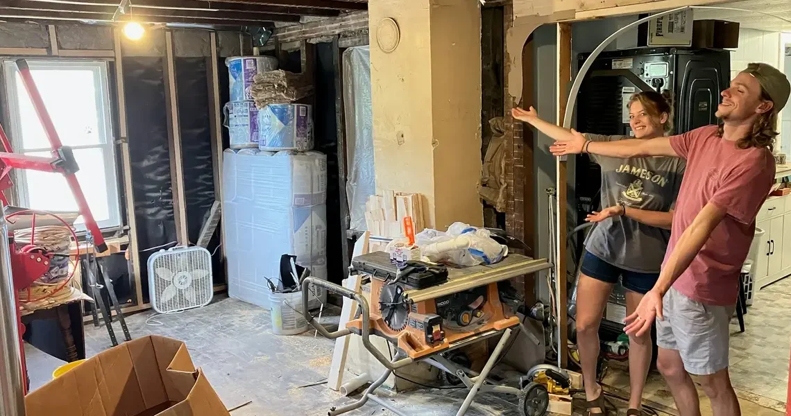 We’re renovating our first house while living in it. Over the past year, we’ve lost our minds.
