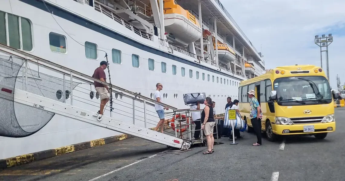 Residents on the doomed Villa Vie Odyssey cruise describe the first 24 hours after being kicked off in Cambodia