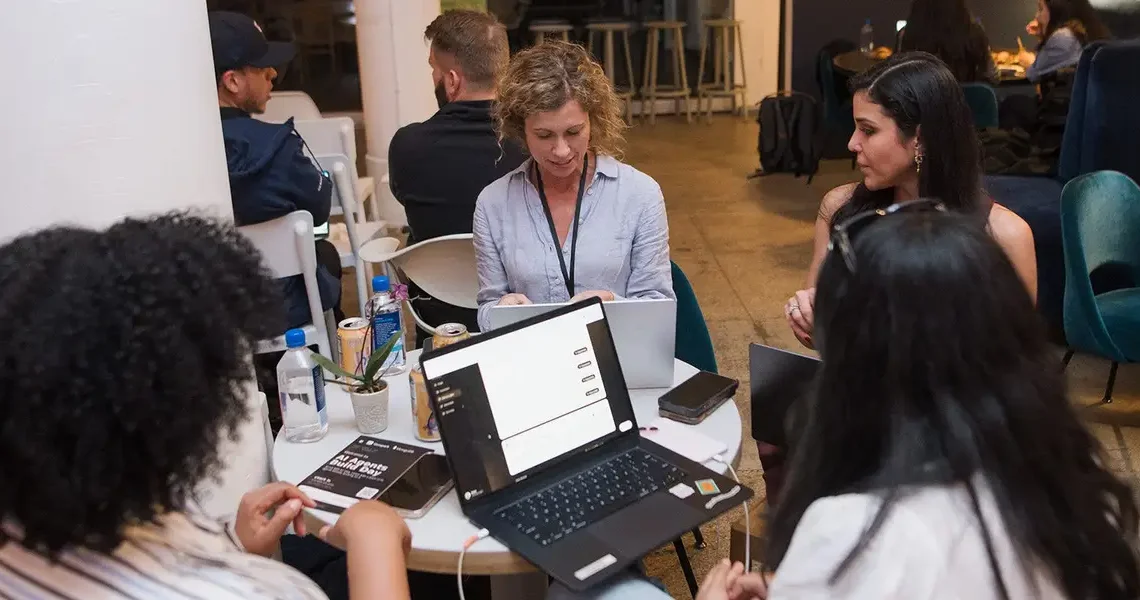 Is it a hackathon or a happy hour? Yes.