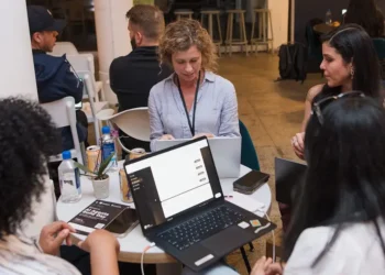 Is it a hackathon or a happy hour? Yes.