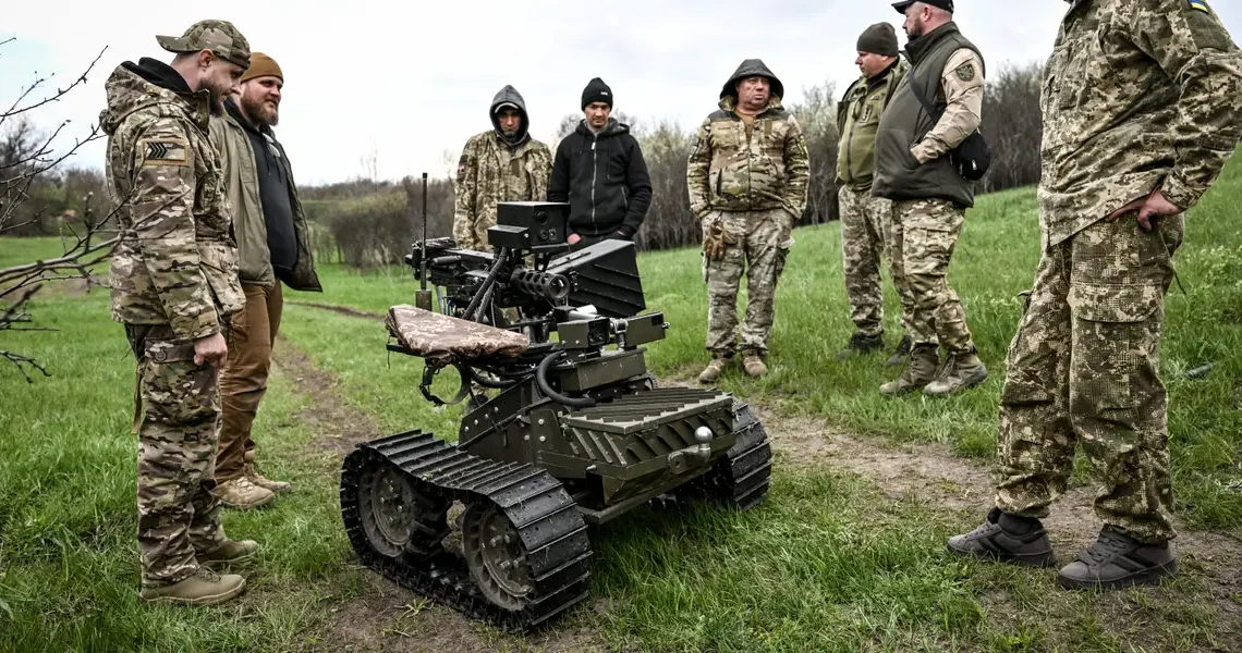 Ukraine’s war robots keep soldiers out of danger, but humans still risk their lives to keep them running