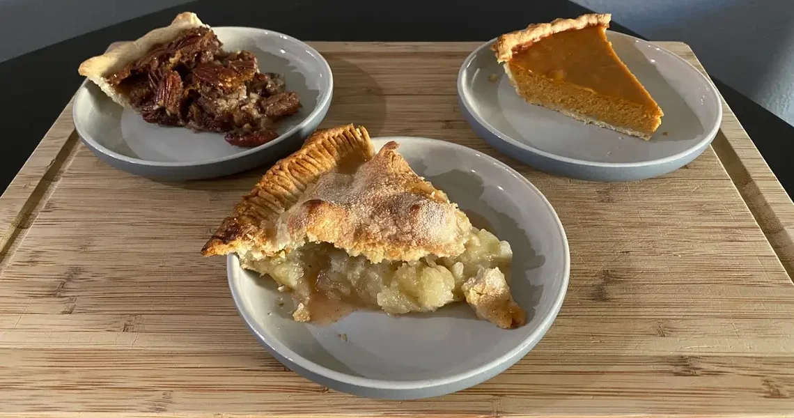 I made Ina Garten’s apple, pumpkin, and pecan pies. The best recipe of the day surprised me, and I’m saving it forever.