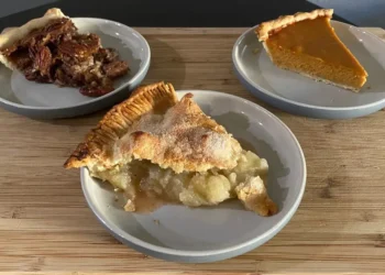 I made Ina Garten’s apple, pumpkin, and pecan pies. The best recipe of the day surprised me, and I’m saving it forever.