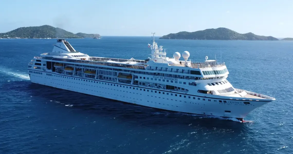Take a look inside the ‘never-ending’ Villa Vie Residences Odyssey cruise ship stranded in Cambodia