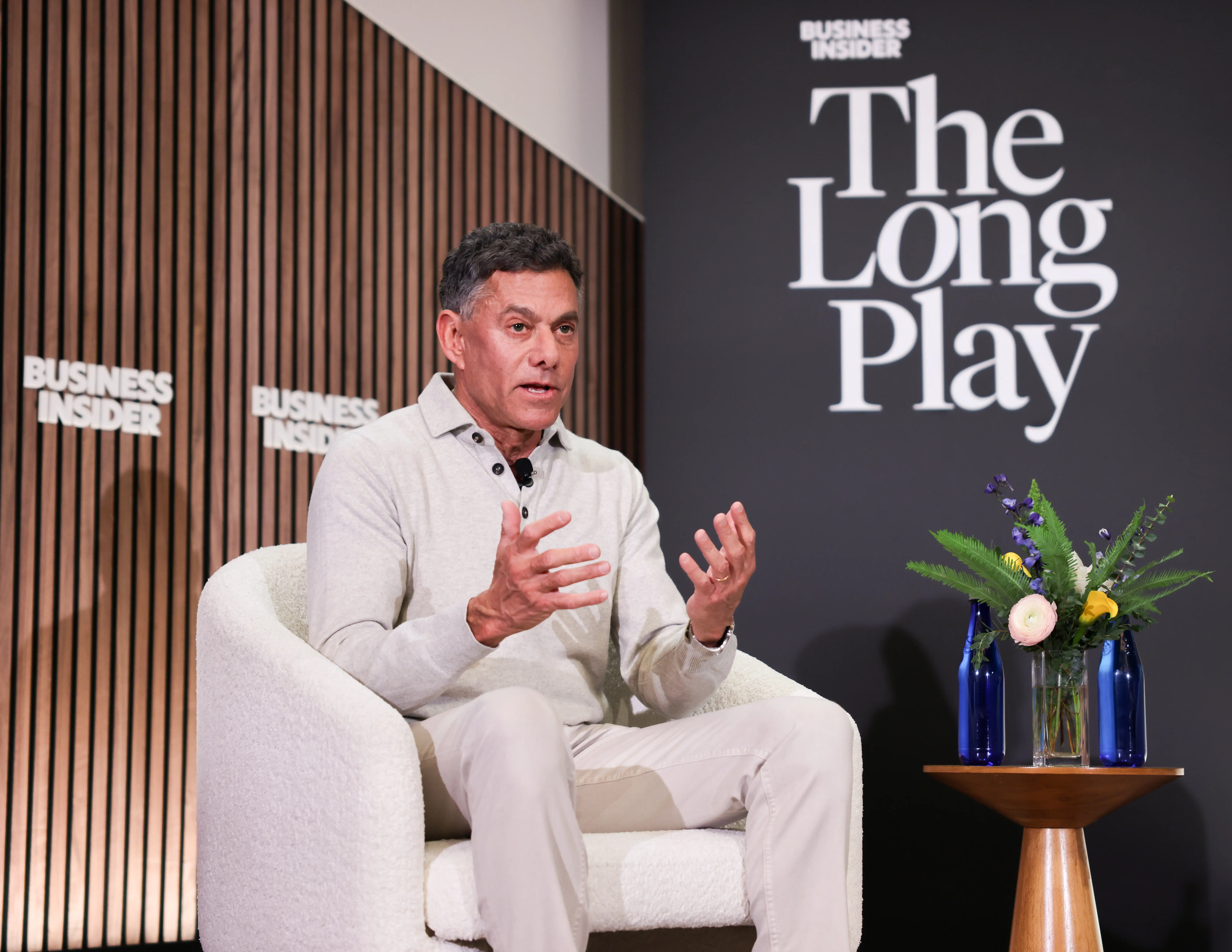 Take-Two Interactive CEO and chairman Strauss Zelnick speaking at Business Insider's The Long Play.