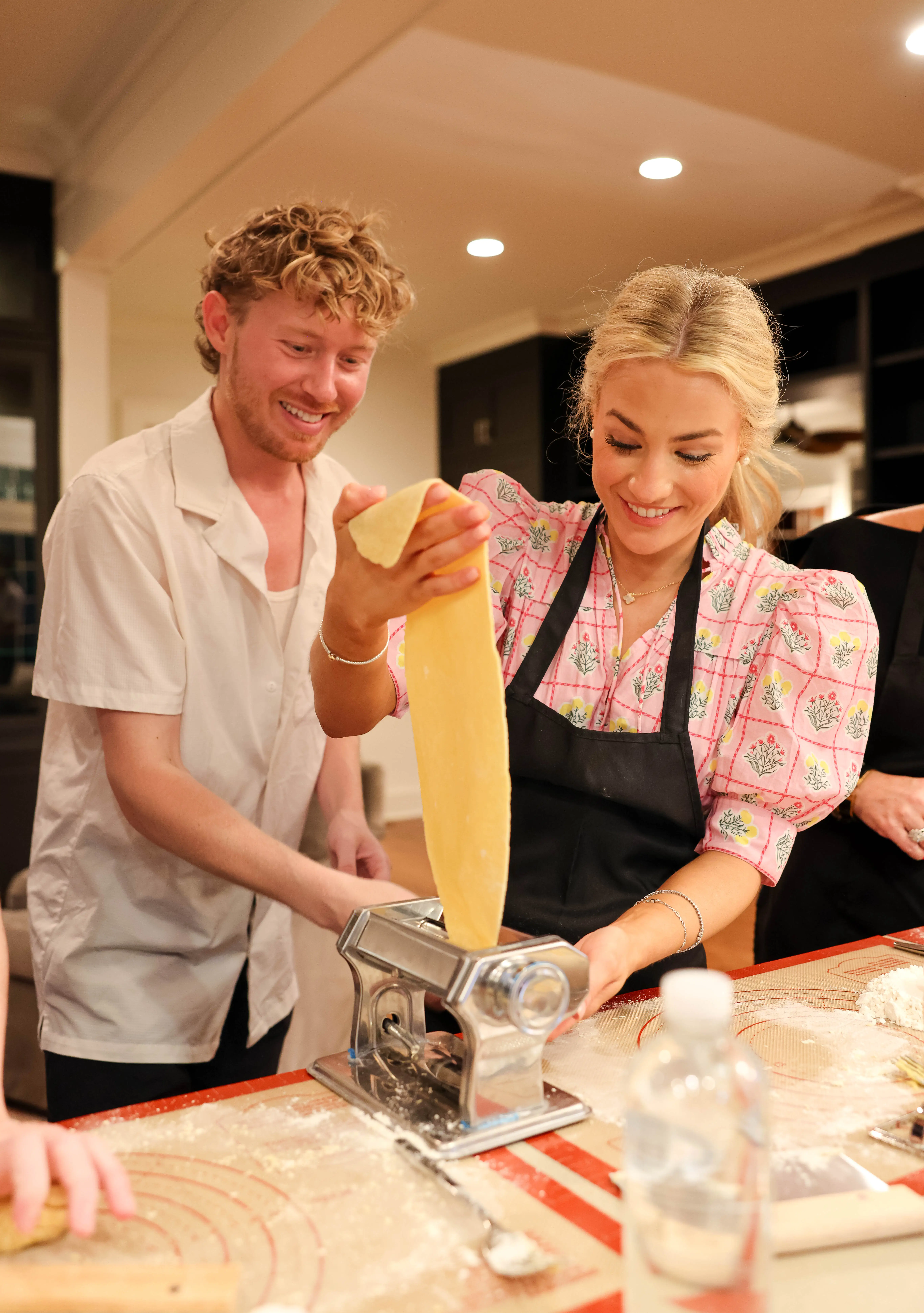 Taylor Kelly hosts a pasta-making workshop