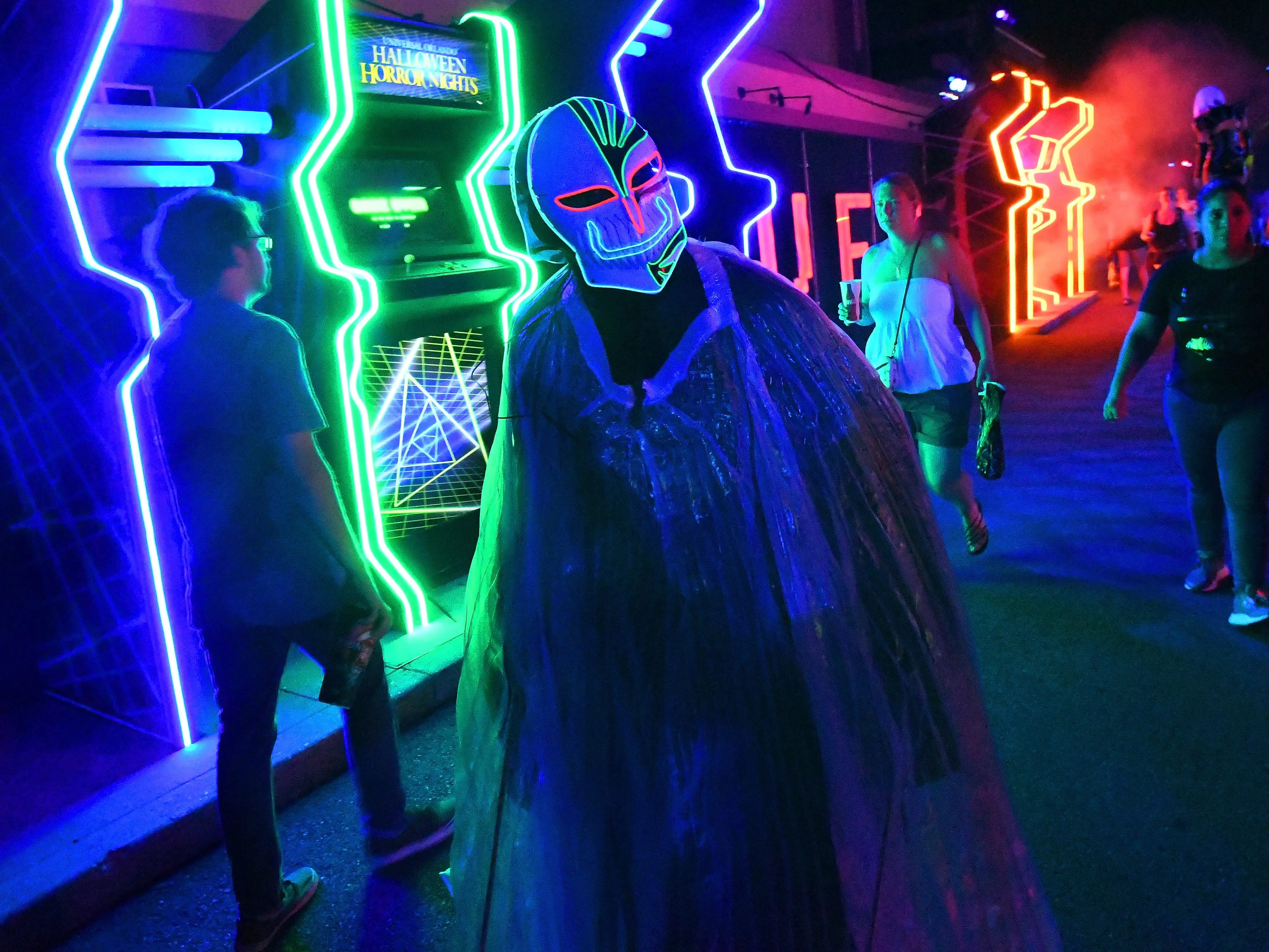 A general view of the atmosphere during Halloween Horror Nights opening at Universal Studios Resort on September 06, 2019 in Orlando, Florida.