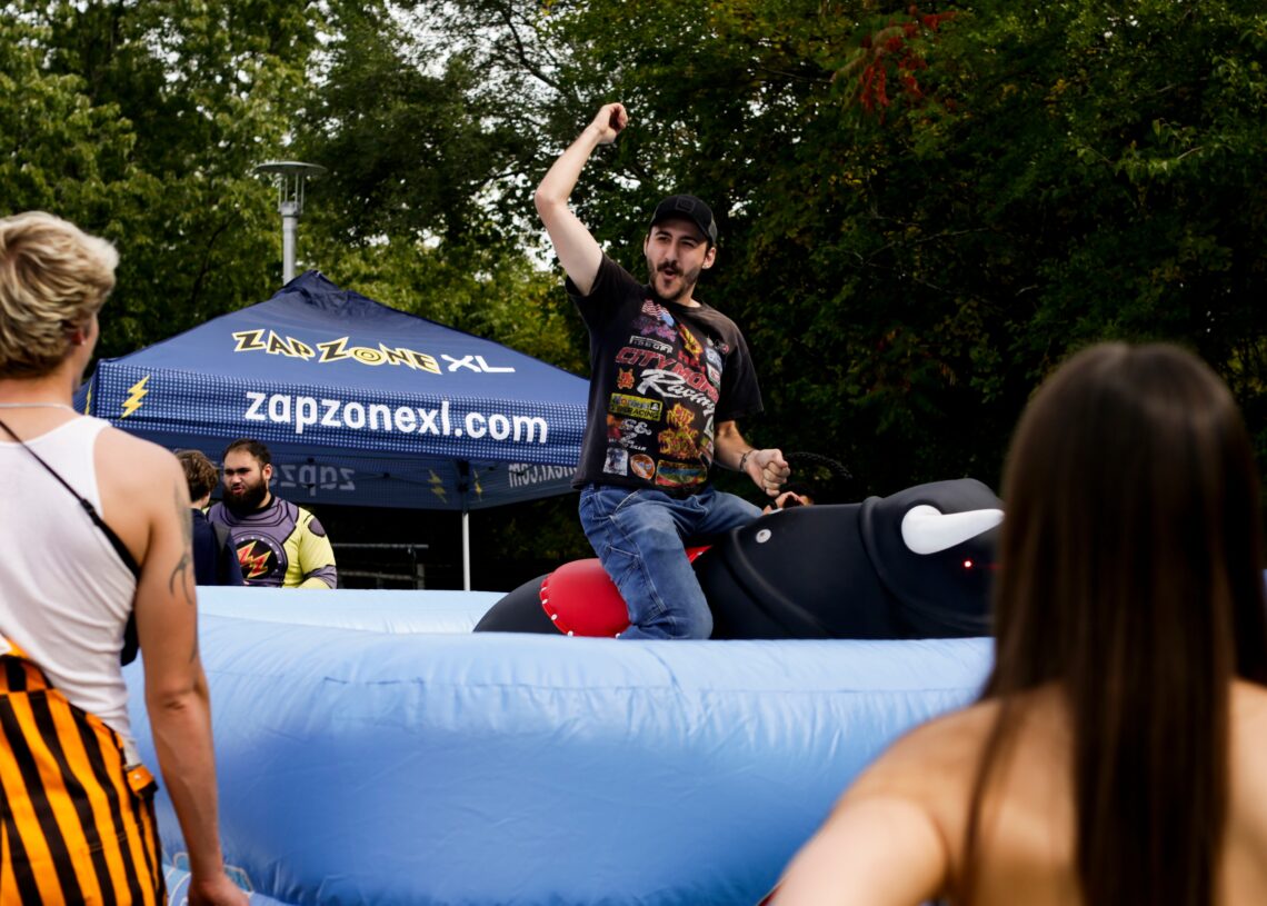 At a college tailgate party, Trump’s gains with young men are tested