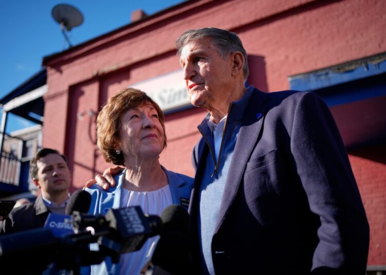 Once Democratic colleagues, now stumping for rivals in Maine’s Senate race