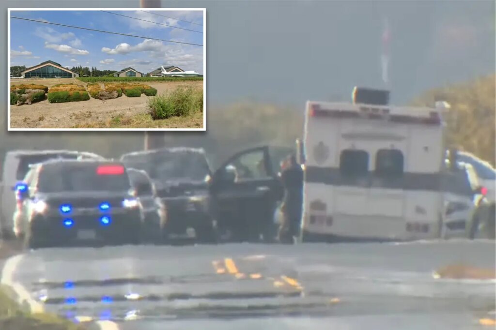 Two helicopters collide near Oregon airport