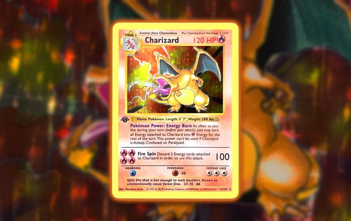 Charizard Pokémon Card Sells for Record-Breaking $1.385 Million