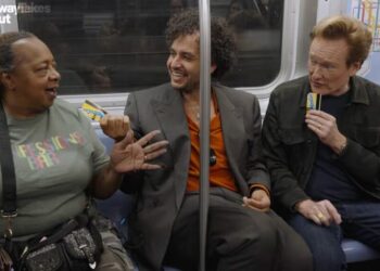 Conan O’Brien Turns ‘SubwayTakes’ Interruption Into a 2-Minute Riff Session With His ‘Ex-Wife’
