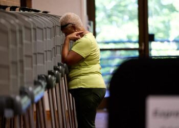 After Trump said he didn’t trust mail ballots, Democrats turned to voting in person
