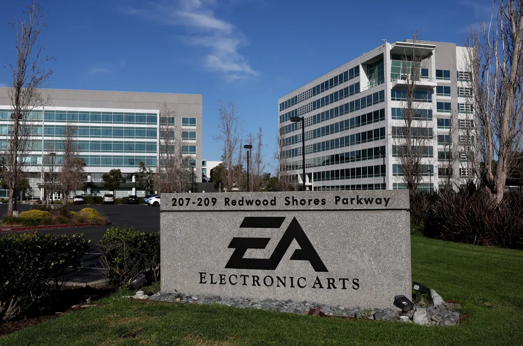 Electronic Arts headquarters in Redwood City, California.