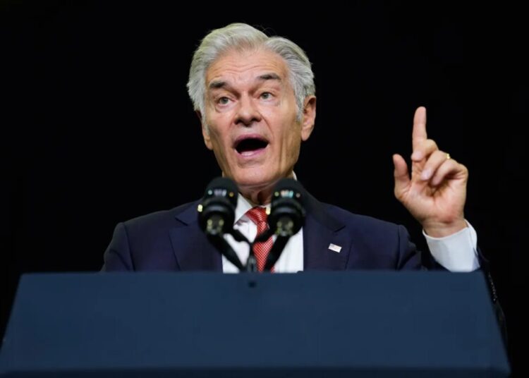 Senators Demand to Know if Dr. Oz Collaborated With Election Denial Groups