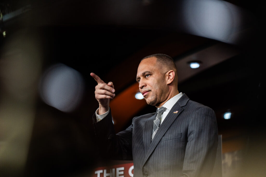 Hakeem Jeffries is poised to make history. His leadership style faces a test.