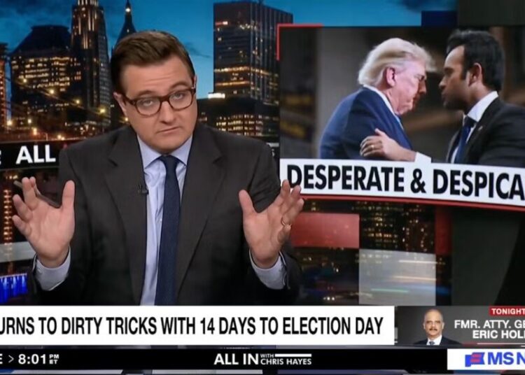 Vivek Ramaswamy’s Amy Acton Attack Ad Is ‘One of the Most Despicable Things’ Chris Hayes Has Seen in Politics