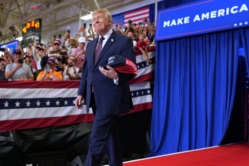 Trump adds weekend rallies back after canceling a day earlier